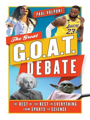 cover image of The Great G.O.A.T. Debate